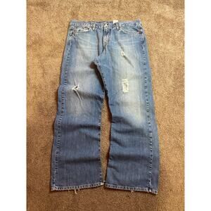 Vintage baggy dungaree lucky brand jeans
